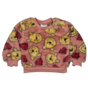 Disney Baby Winnie the Pooh Pink Sweater Sz 3/6 Months